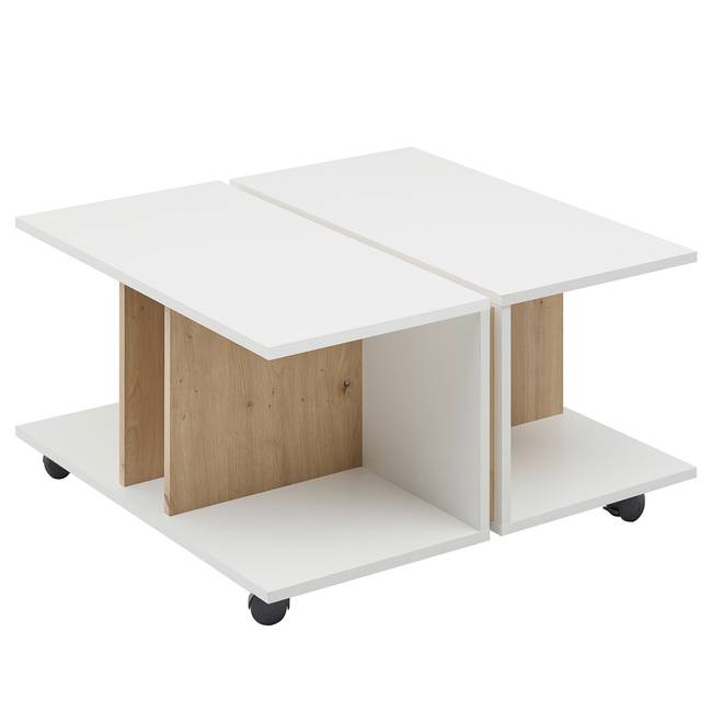 Couchtisch Mats Mini 75 x 41 x 75cm Weiß