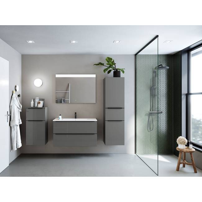 Flächenspiegel MYBA I 100cm Silber 100cm