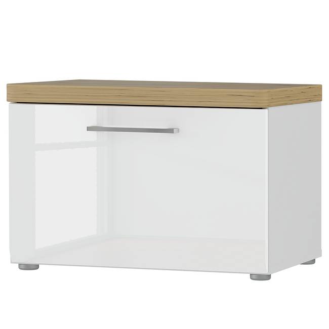 Garderobenbank 60 x 41 x 43cm Weiß