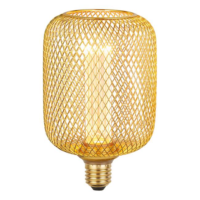 LED-Leuchtmitte Lorient 10 x 17 x 10cm Gold/Gold