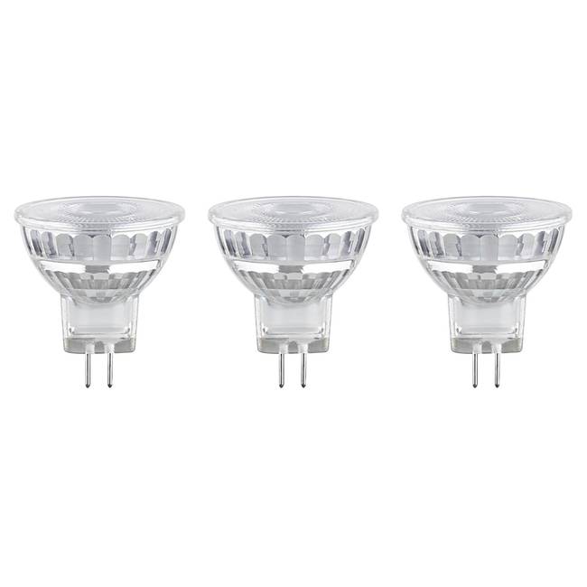LED-Leuchtmittel Hilm 3er-Set 3 x 3 x 3cm Silber