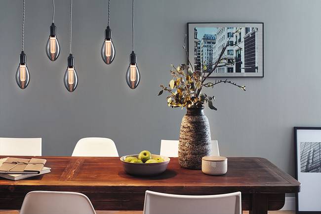 LED-Leuchtmittel Inner Glow Arc Typ B 8 x 16 x 8cm Grau/Durchsichtig/Grau