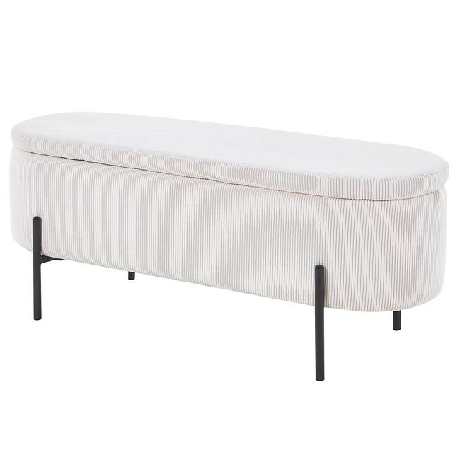 Bettbank Vorpa 110 x 44 x 40cm Beige/Beige