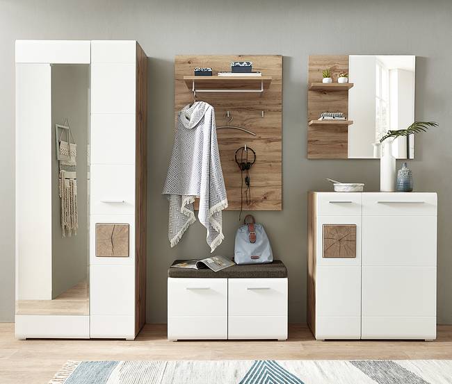 Spiegel 80 x 78 x 17cm Braun Spanplatte, foliert 80 x 78 x 17cm