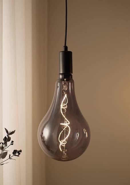 Leuchtmittel Pear Ø 16cm Schwarz/Schwarz