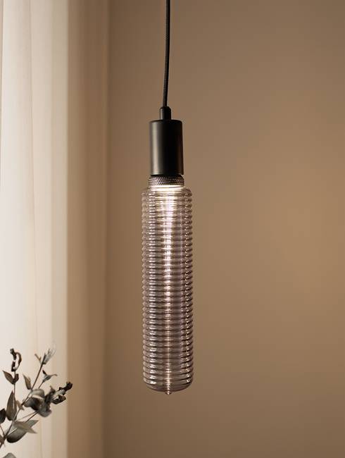 Leuchtmittel Ghost Ø 6cm Schwarz/Schwarz