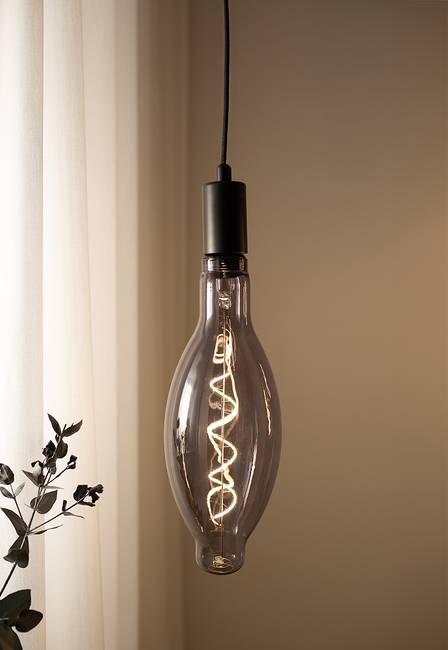 Leuchtmittel Mercury Ø 11cm Schwarz/Schwarz