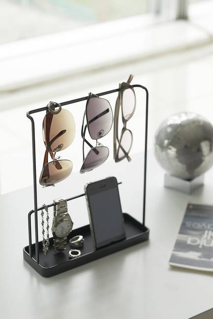 Schmuckständer 20 x 26 x 8cm Schwarz/Schwarz