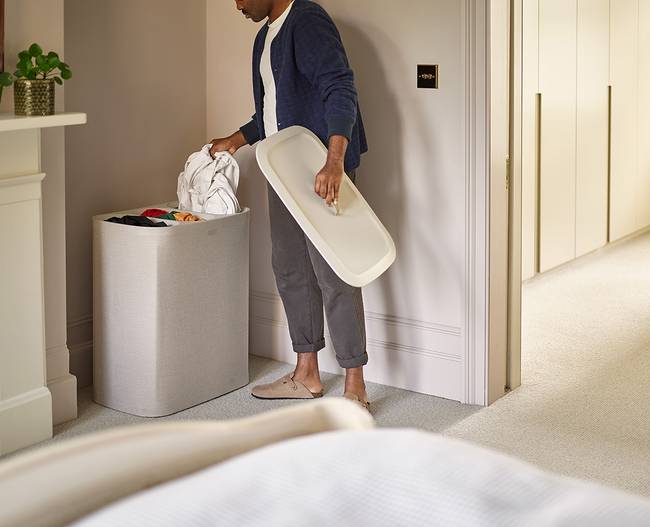 Wäschesammler Tota Trio 59 x 71 x 40cm