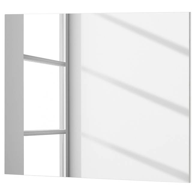 Wandspiegel 88 x 70 x 2cm Grau/Anthrazit Spanplatte, beschichtet 88 x 70 x 2cm