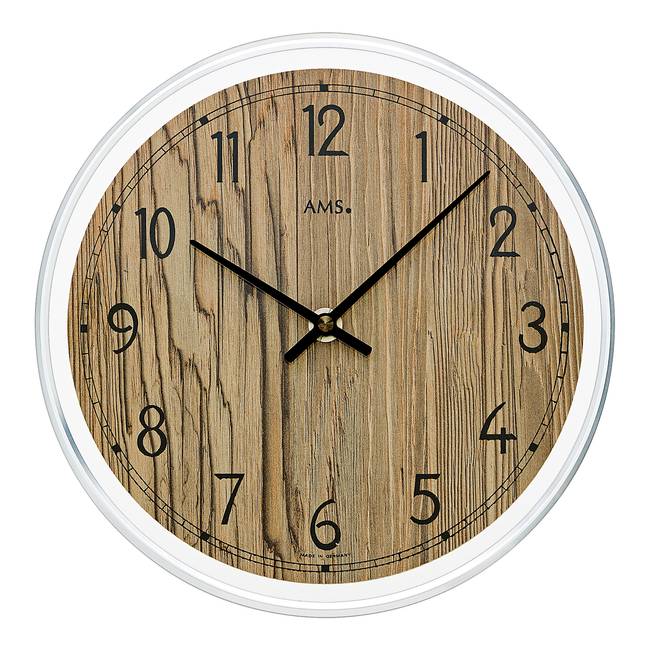 Wanduhr Turvo Braun 23 x 23 x 3cm Multicolor/Hellbraun