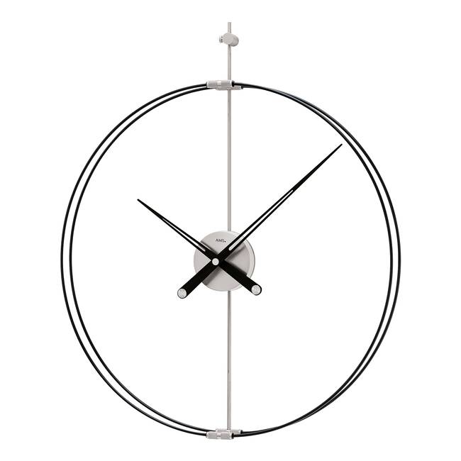 Wanduhr Japi Silber/Silber