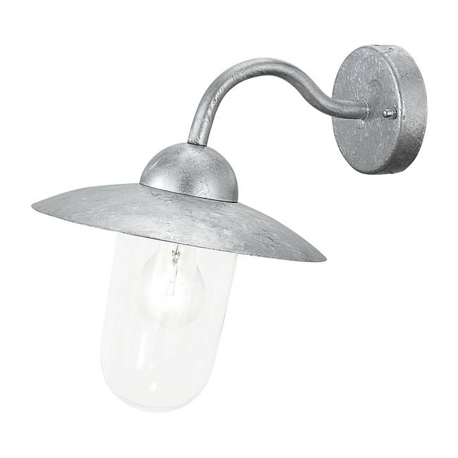 Außenwandleuchte Street II 29 x 31 x 31cm Silber