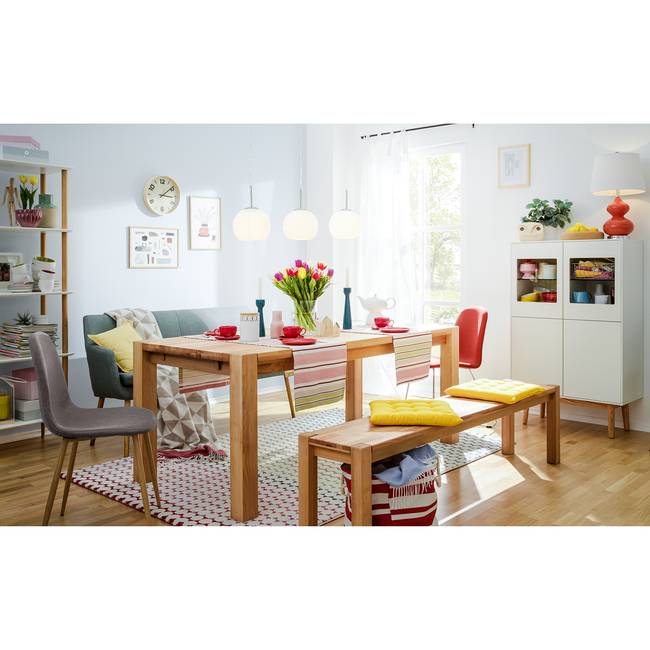 Küchensofa 159 x 86 x 56cm Grün/Mintgrau Webstoff Cors: Mintgrau