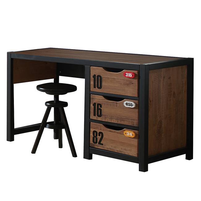 Schreibtisch Alex 130 x 75 x 60cm Braun