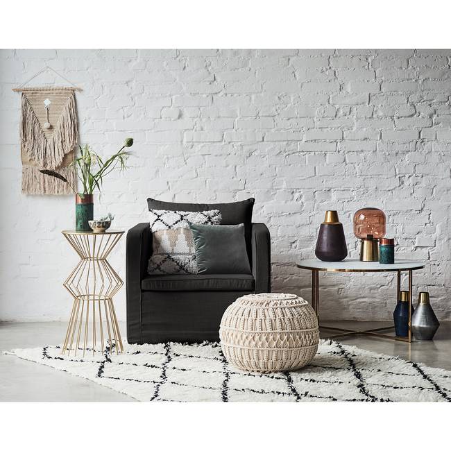 Couchtisch Katori I Ø 80cm Weiß/Weiß