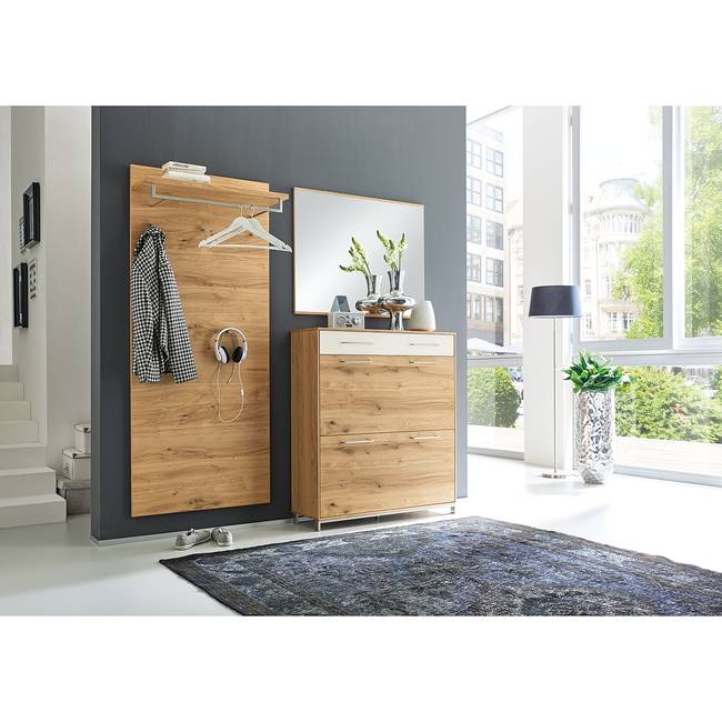 Spiegel Vedo I 97cm Braun Rahmen: Eiche massiv, lackiert Trägermaterial: Spanplatte 97cm