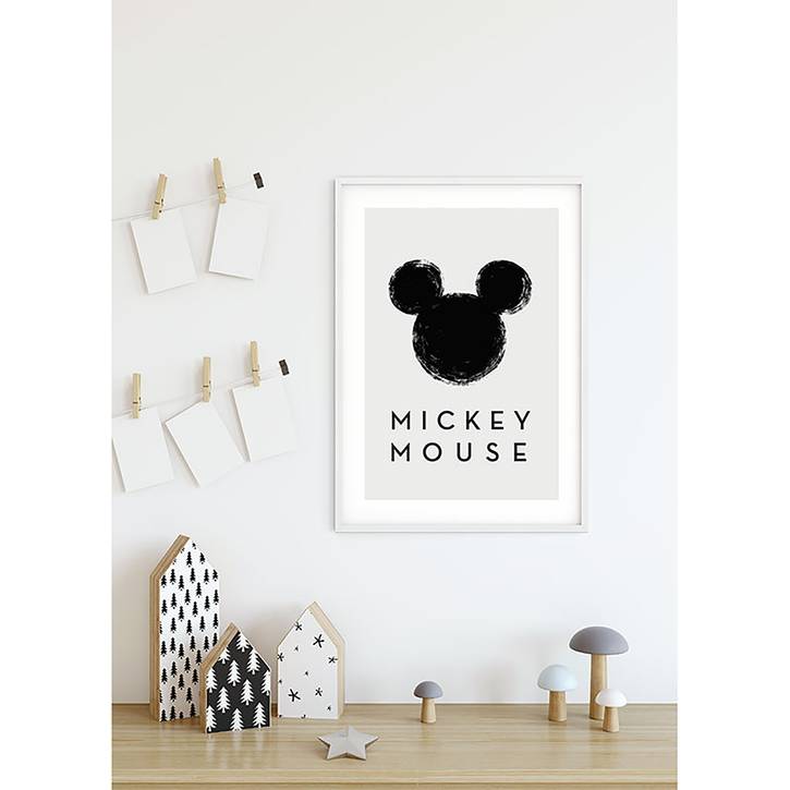 Waardig George Bernard Groene bonen Afbeelding Mickey Mouse Silhouette kopen | home24