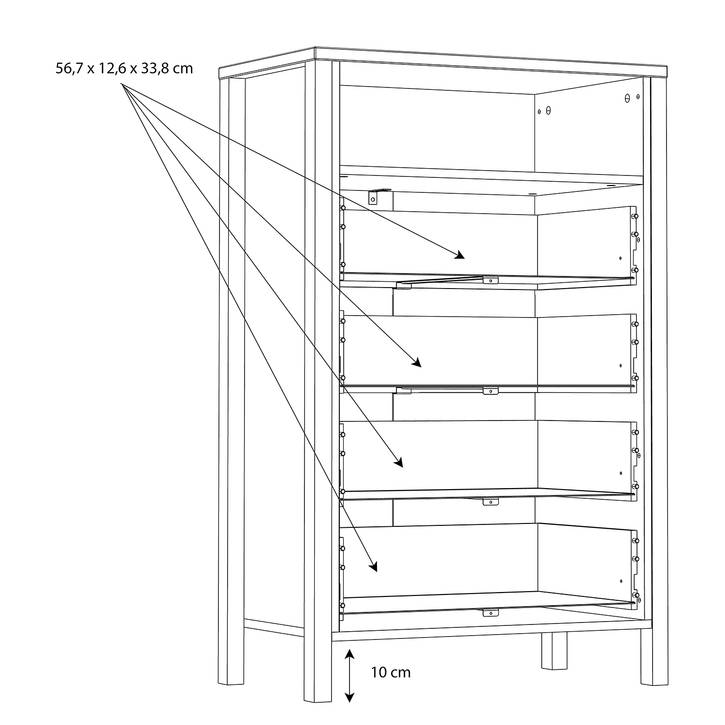 Kast Kasala III kopen home24