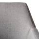 Armlehnenstuhl Nicholas XXL - Webstoff Cors: Granit - Einzelstuhl