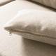 Sofa Billund (3-Sitzer) Strukturstoff - Sand