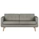 Sofa Croom I (3-Sitzer) - Webstoff Polia: Fango