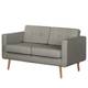Sofa Croom I (2-Sitzer) - Webstoff Polia: Fango