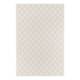 Kurzflorteppich Dawn - Polypropylen - Vintage Weiß - 130 x 190 cm