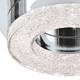 LED-Deckenleuchte Fradelo VI - Kristallglas / Stahl - Flammenanzahl: 4