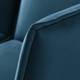 Sofa Dorado (3-Sitzer) - Samt - Marineblau