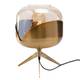Tischleuchte Golden Goblet - Glas / Stahl - 1-flammig