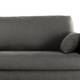 Sofa Schore (3-Sitzer) - Webstoff - Dunkelgrau