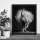 Bild Ballerina - Buche massiv / Plexiglas - 42 x 52 cm
