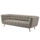 Sofa Cameta (3-Sitzer) - Webstoff - Grau