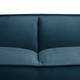 Sofa Kups I (3-Sitzer) - Samt - Samt Onoli: Marineblau