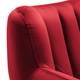 Sofa Polva I (2-Sitzer) - Samt Ravi: Rot