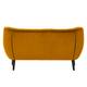 Sofa Polva I (2-Sitzer) - Samt Ravi: Senfgelb