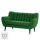 Sofa Polva I (2-Sitzer) - Webstoff Nere: Grün