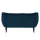 Sofa Polva I (2-Sitzer) - Samt Ravi: Marineblau