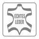 Ecksofa Leary - Echtleder - Warmes Beige - Longchair davorstehend links - Keine Funktion