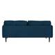 Sofa Pigna I (3-Sitzer) - Webstoff - Samt Ravi: Marineblau