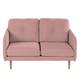 Sofa Pigna I (2-Sitzer) - Webstoff - Webstoff Voer: Rosé
