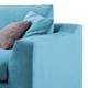 Big Sofa Dixwell - Flachgewebe - Hellblau