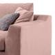 Big Sofa Dixwell - Flachgewebe - Hellrosa