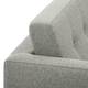 Sofa Kimito I (3-Sitzer) - Webstoff - Webstoff Voer: Grau