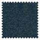Ecksofa Coso I - Chenille Rufi: Blau - Breite: 246 cm - Longchair davorstehend links - Chrom glänzend