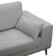 Sofa Billund (3-Sitzer) - Strukturstoff - Strukturstoff Talta: Grau