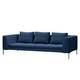 Sofa Madison (3-Sitzer) Webstoff - Stoff Anda II: Blau