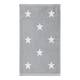 Handtuchset Day Stars II (4-teilig) - Baumwollstoff - Weiß / Silber