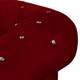 Sofa Benavente I (2-Sitzer) Microfaser - Rot